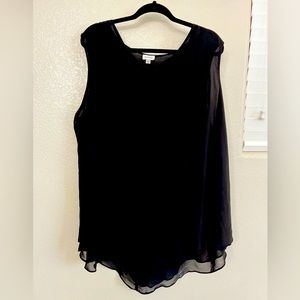 Black Tank Blouse by Avenue size 22/24
